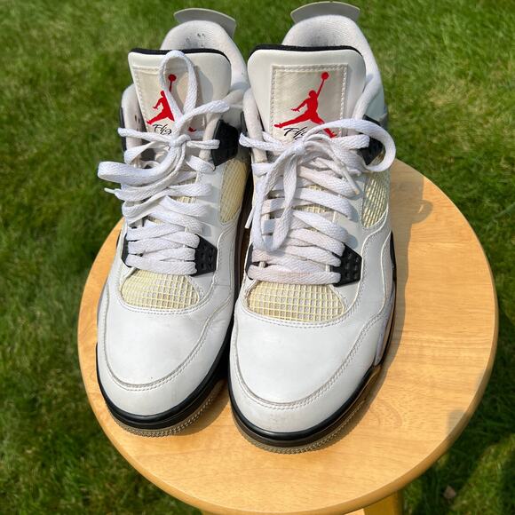 Nike Air Jordan 4 Retro White Cement 2012 Men\'s Shoes - Size 9.5 main image 6
